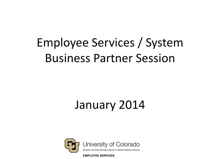 employee services system business partner session n.w