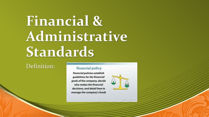 financial administrative standards n.w