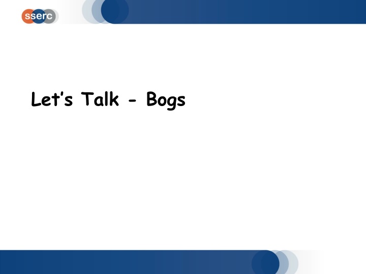 let s talk bogs n.w