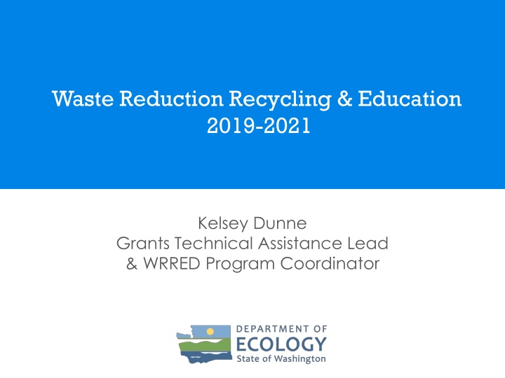 waste reduction recycling education 2019 2021 n.w