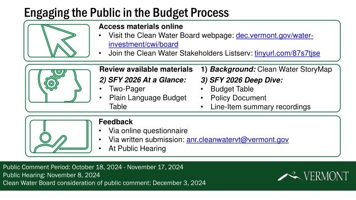 engaging the public in the budget process access n.w