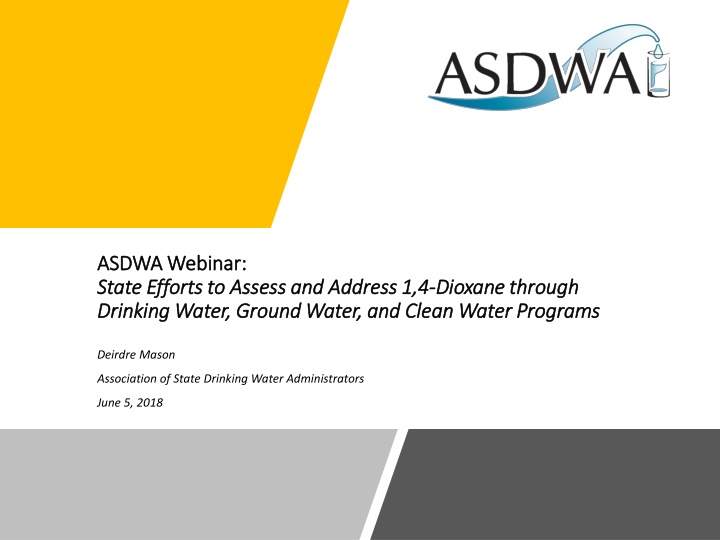 asdwa webinar asdwa webinar state efforts n.w