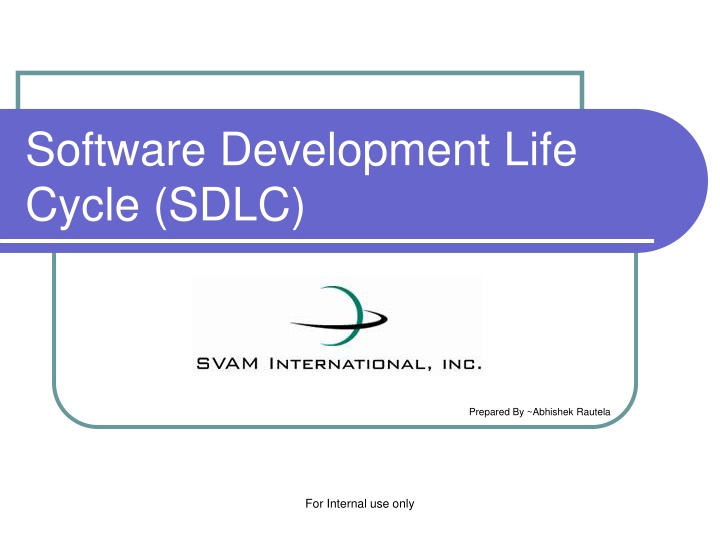 software development life cycle sdlc n.w