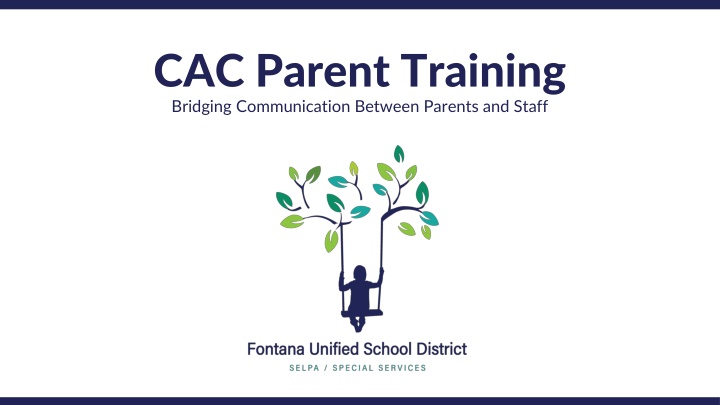 cac parent training bridging communication n.w