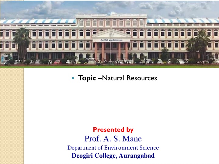 topic natural resources n.w