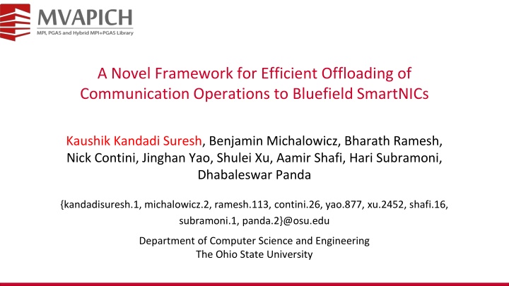a novel framework for efficient offloading n.w