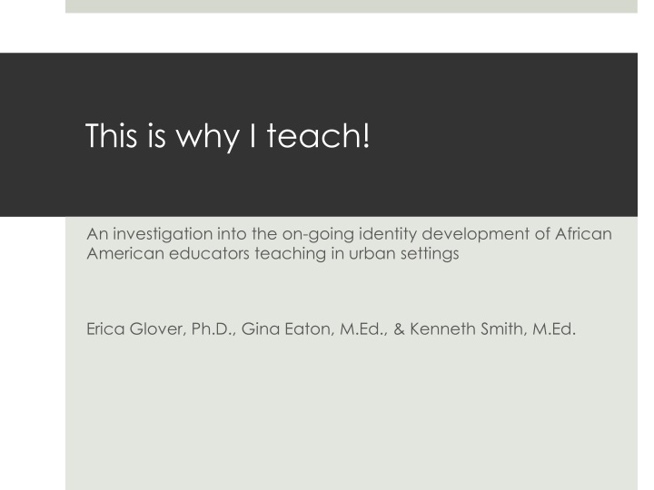 this is why i teach n.w