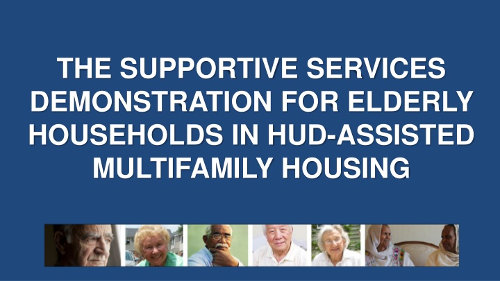the supportive services demonstration for elderly n.w