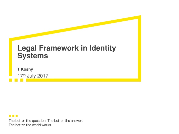 legal framework in identity systems n.w