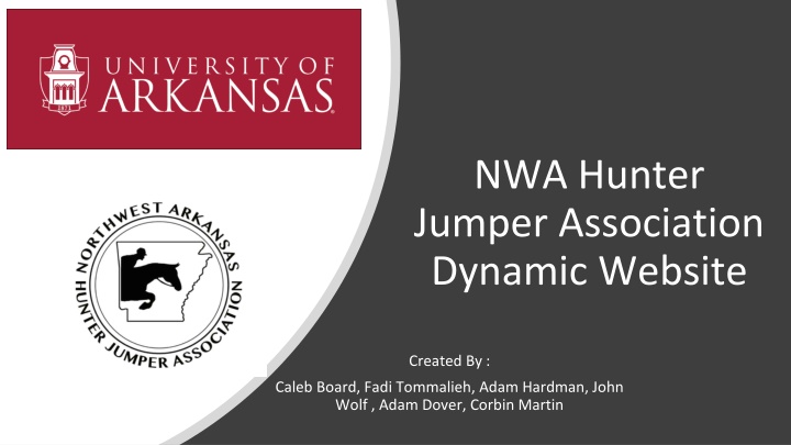 nwa hunter jumper association dynamic website n.w