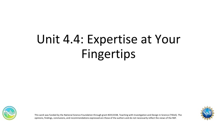 unit 4 4 expertise at your fingertips n.w