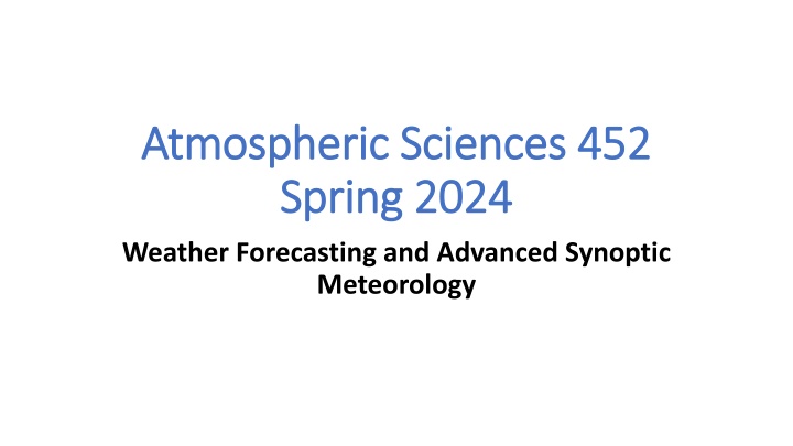 atmospheric sciences 452 atmospheric sciences n.w