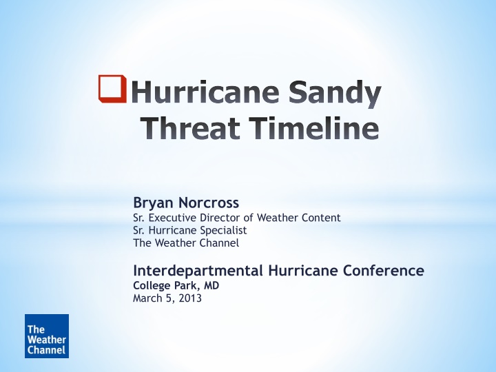 hurricane sandy threat timeline n.w