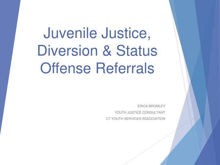 Juvenile Justice Reform Efforts in Connecticut