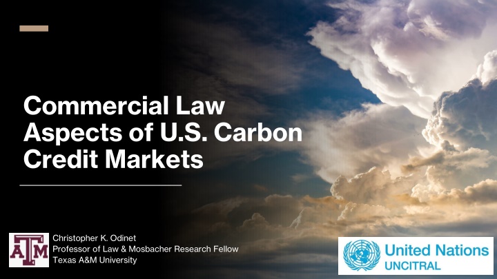 commercial law aspects of u s carbon credit n.w