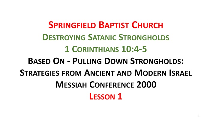 s pringfield b aptist c hurch d estroying n.w