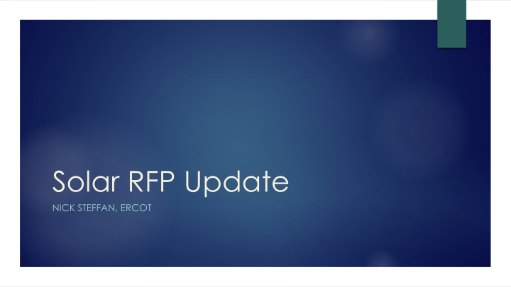 solar rfp update nick steffan ercot n.w