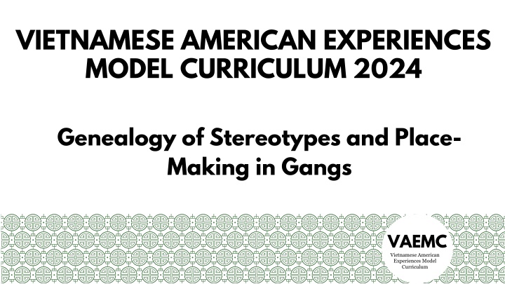 vietnamese american experiences model curriculum n.w