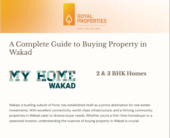 a complete guide to buying property in wakad n.w