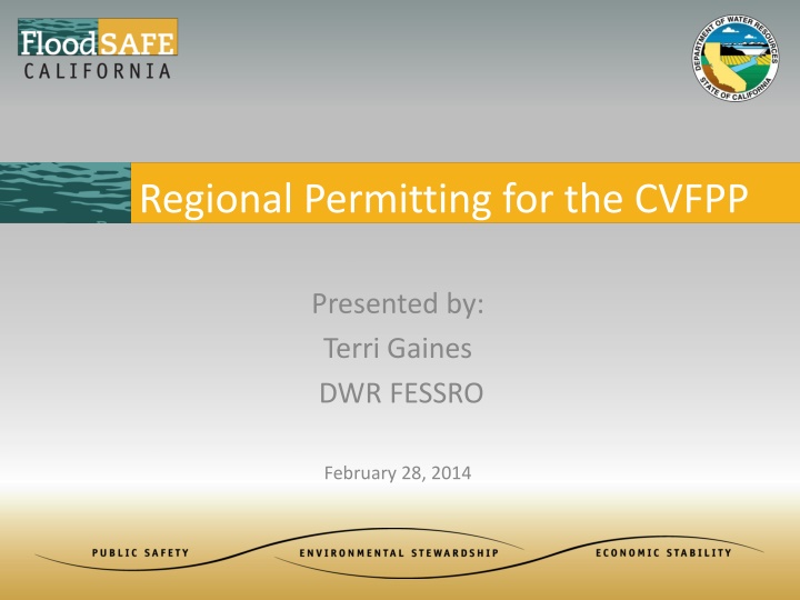 regional permitting for the cvfpp n.w