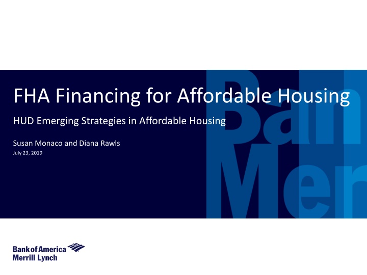 fha financing for affordable housing n.w