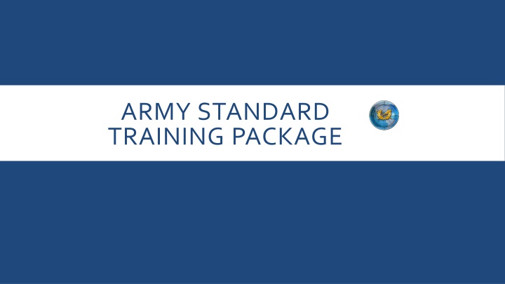 army standard training package n.w
