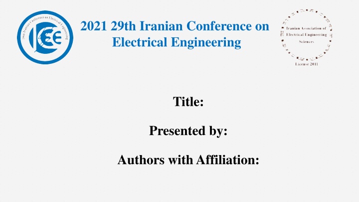 2021 29th iranian conference on electrical n.w