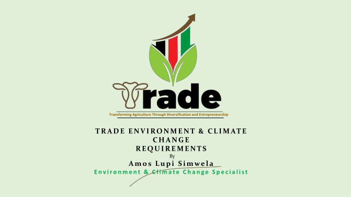 Transforming Agriculture Through Diversification and Entrepreneurship