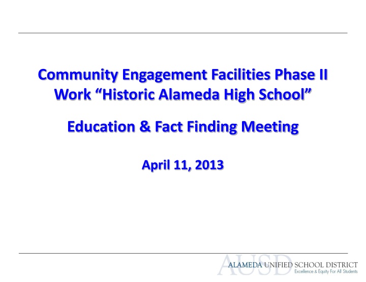 community engagement facilities phase ii work n.w