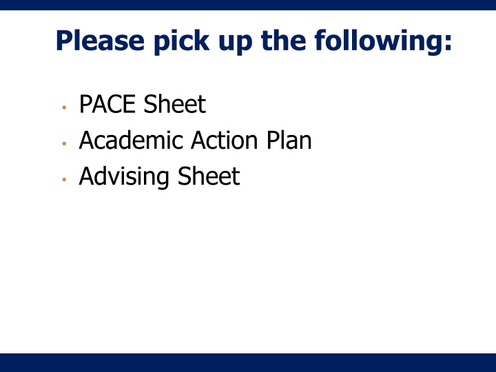 please pick up the following n.w