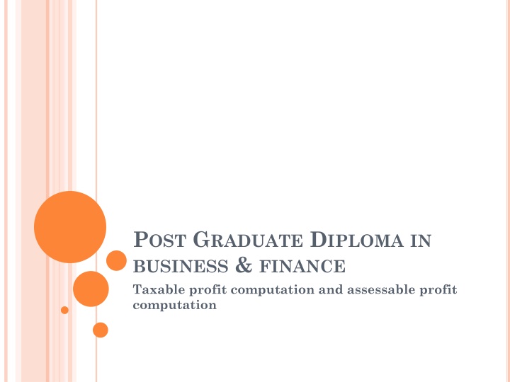 p ost g raduate d iploma in business finance n.w