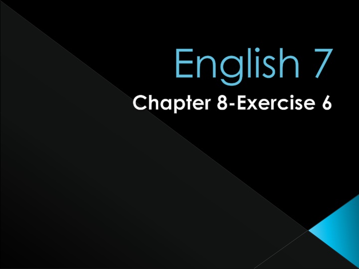 english 7 chapter 8 exercise 6 n.w