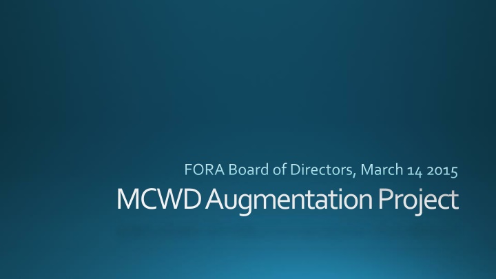 fora board of directors march 14 2015 n.w