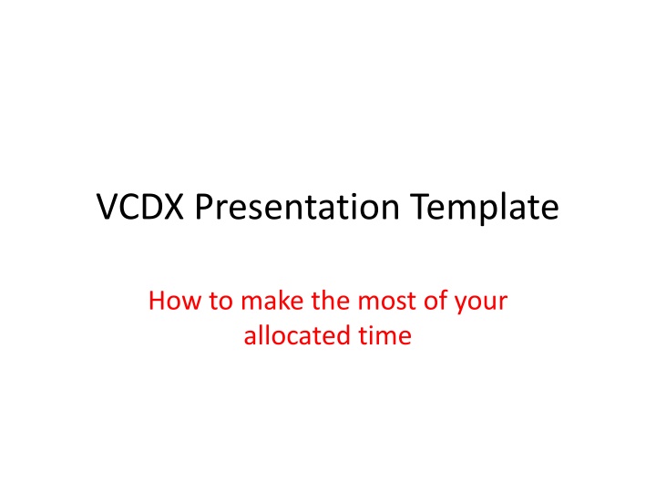 vcdx presentation template n.w