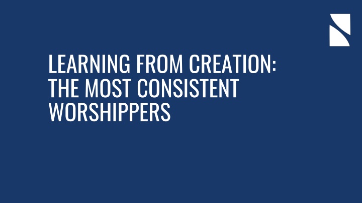 learning from creation the most consistent n.w