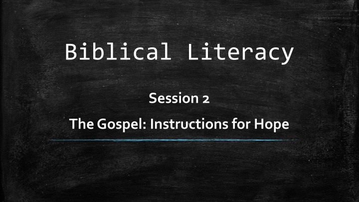 biblical literacy n.w
