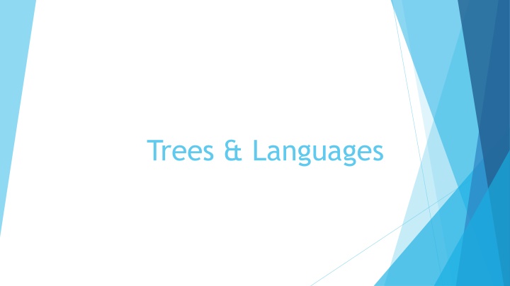 trees languages n.w