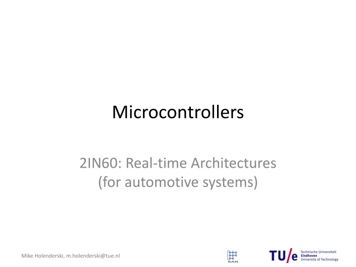 microcontrollers n.w