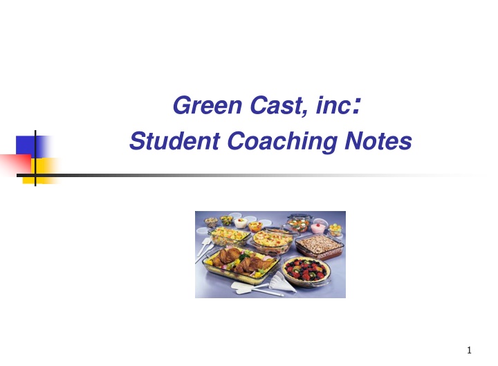 green cast inc student coaching notes n.w