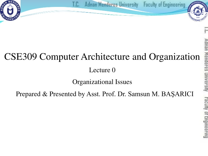 cse309 computer architecture and organization n.w