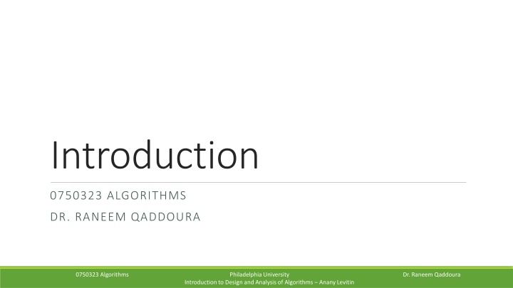 introduction n.w