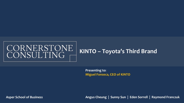 kinto toyota s third brand n.w