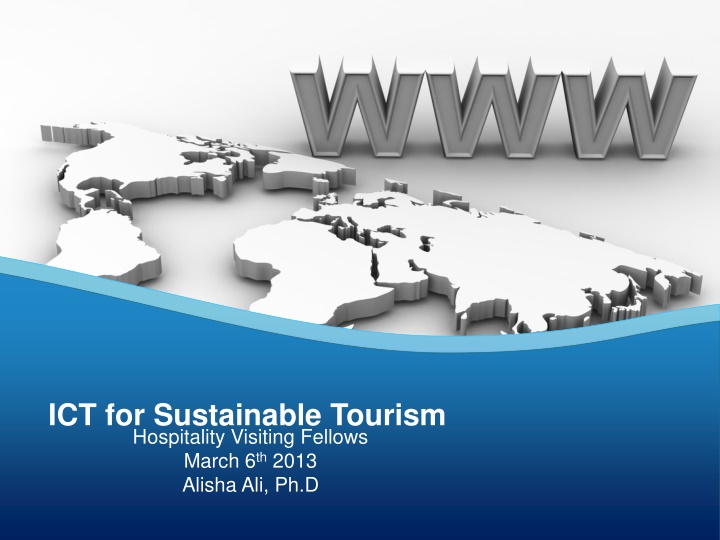 ict for sustainable tourism n.w