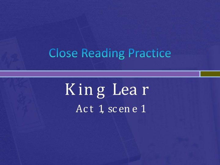 close reading practice n.w