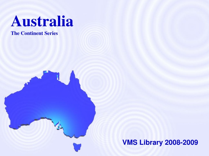 australia the continent series n.w