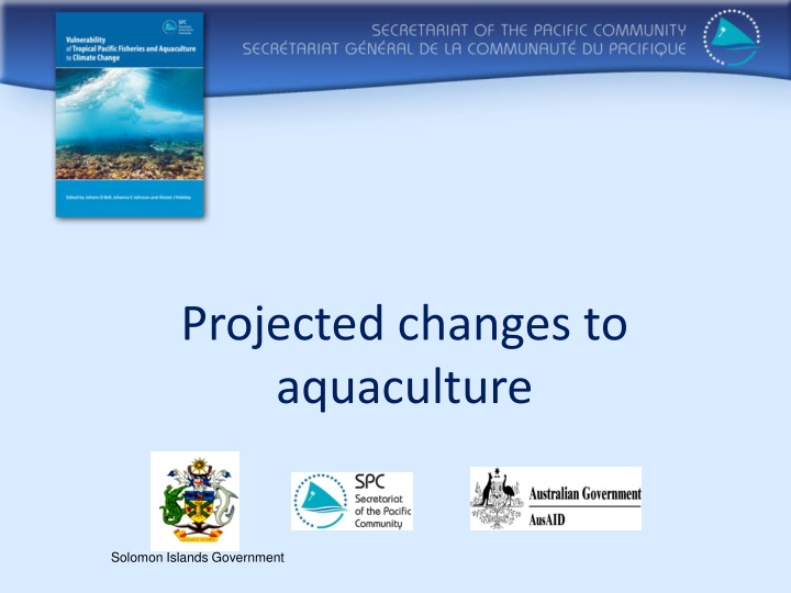 projected changes to aquaculture n.w