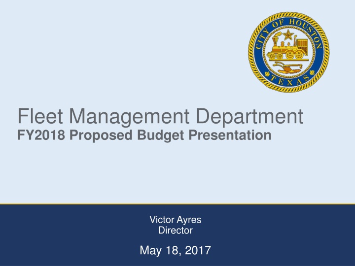 fleet management department fy2018 proposed n.w