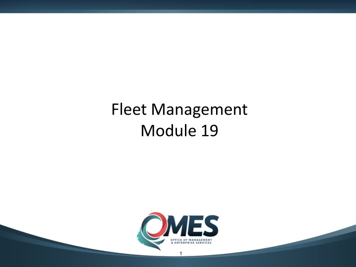 fleet management module 19 n.w