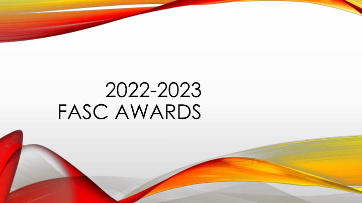2022 2023 fasc awards n.w