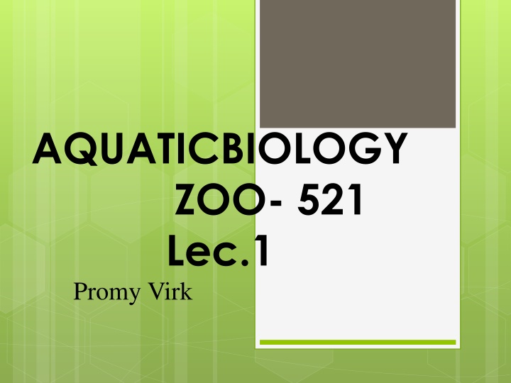 aquaticbiology zoo 521 lec 1 n.w